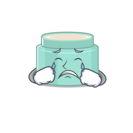 Caricature design of lipbalm having a sad face. Vector illustrationのイラスト素材