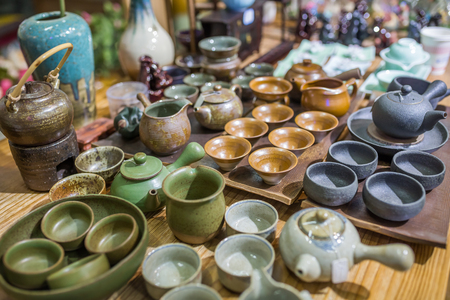 Tea setの写真素材