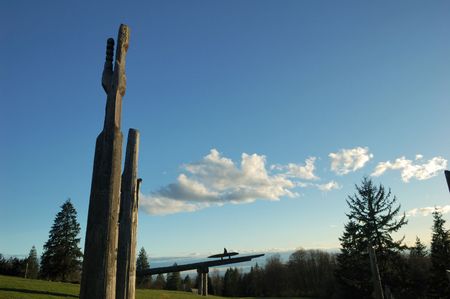 burnaby mountain parkの写真素材