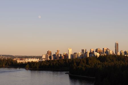 downtown vancouver の写真素材