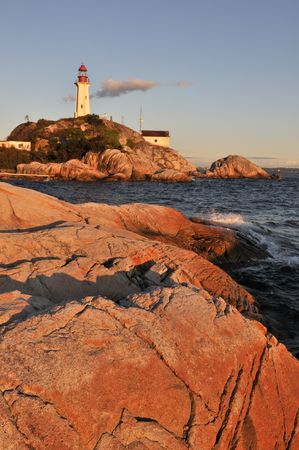 point atkinson lighthouseの写真素材