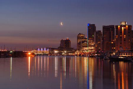 downtown vancouver at sunrise