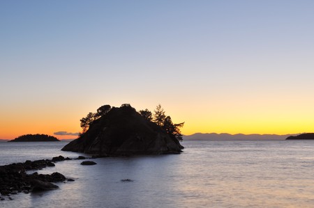 whytecliff park, west vancouver, canadaの写真素材