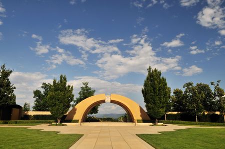 Entrance of Mission Hill Wineryの写真素材