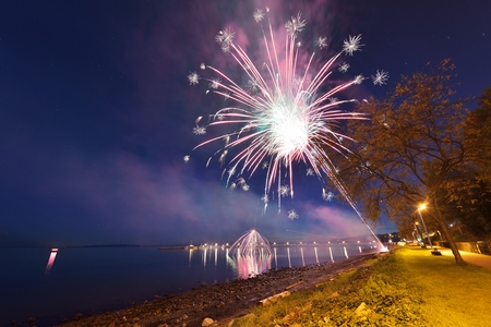 City of White Rock Firework show to celebrate the Chinese Moon Festival