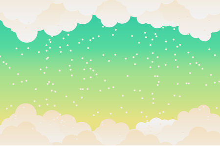 Cloud sky background. Cloud illustration vector.vector illustrationのイラスト素材