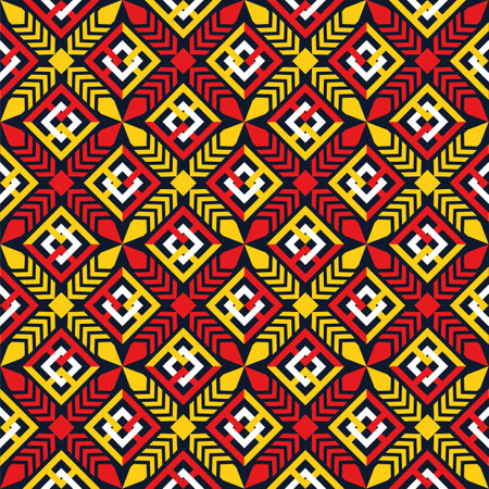 Geometric ethnic pattern traditional Designのイラスト素材