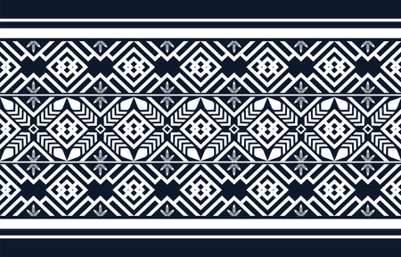 Geometric ethnic pattern traditional Designのイラスト素材