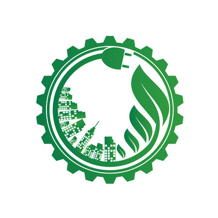 Natural energy for Ecology and Environmental Help The World With Eco-Friendly Ideasのイラスト素材