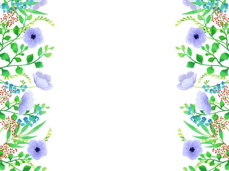 Botanical Illustration Frameのイラスト素材