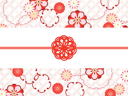 Cute Japanese backgroundのイラスト素材