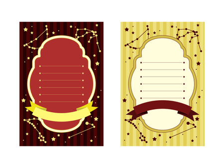 Vintage card design, vector illustration eps 10. Retro card design.のイラスト素材