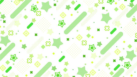 Seamless geometric pattern with geometric figures. Vector Illustration.のイラスト素材