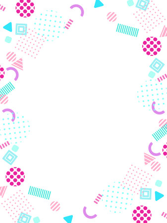 Abstract background with geometric elements. Vector illustration for your graphic design.のイラスト素材