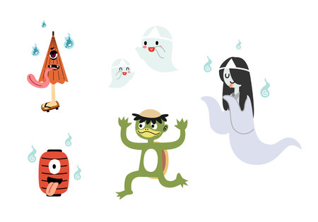 A back side of cute pink dinosaur cartoon character flat vector illustration isolated on white background. Girly dino cute character for kids. Cute animal for kids T-shirt, scrapbook or any pattern.のイラスト素材