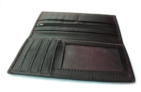 leather walletの写真素材