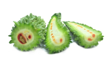 bitter gourd or corollaの写真素材