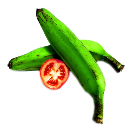 banana   tomatoの写真素材