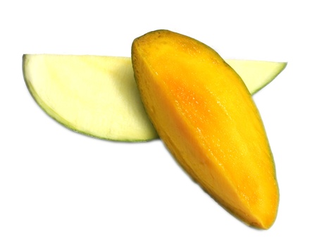 mango sliceの写真素材