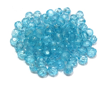 beads in white backgroundの写真素材