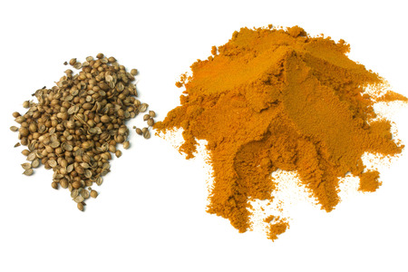 coriander powderの写真素材
