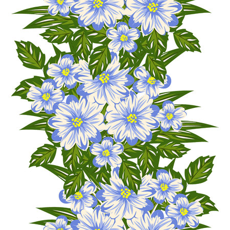 seamless flower pattern for greeting cardのイラスト素材