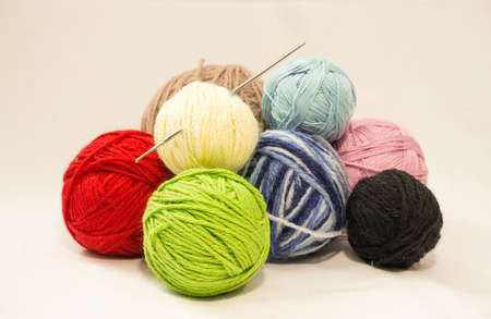 Colored threadの写真素材