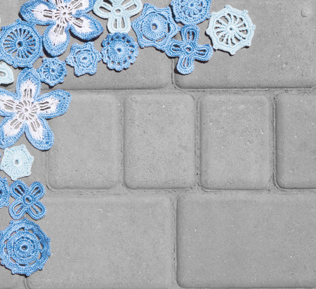 Blue mosaicの写真素材