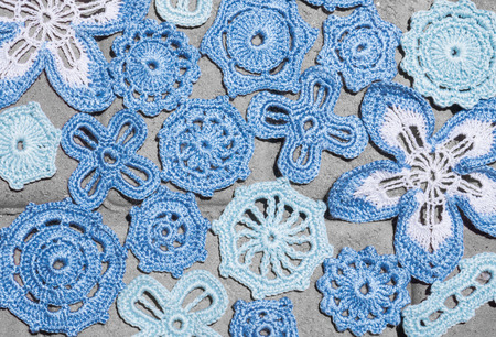 blue ornamentの写真素材