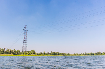 Production and supply of electricity to the population and industry. Ukraineの写真素材