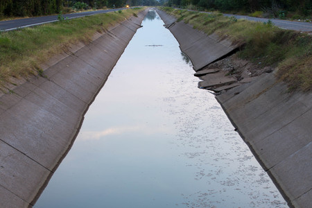 Irrigation Canalの写真素材
