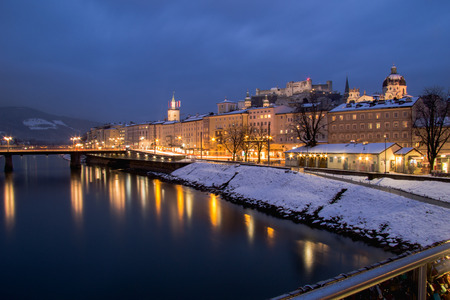 Salzburg in winterの写真素材