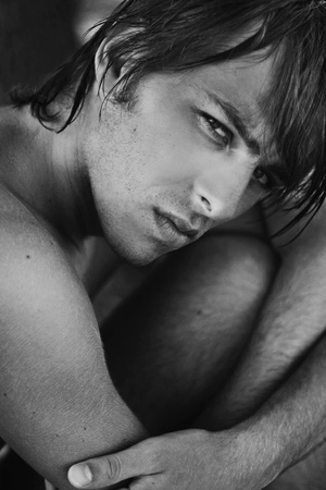Young handsome manの写真素材
