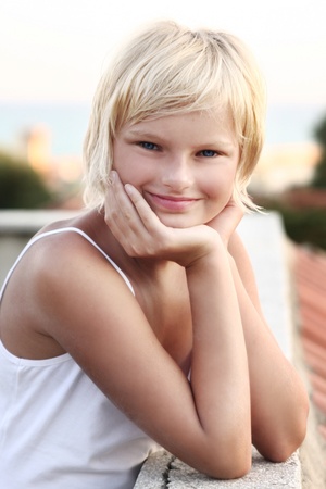Beautiful young girl の写真素材