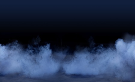 Studio background with smoky effect Studio background with smoky effect