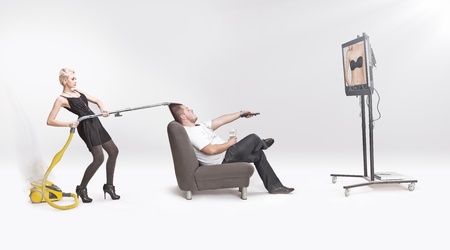 Conceptual photo of a responsibilities at homeの写真素材