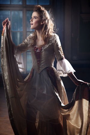 Princess in her castleの写真素材