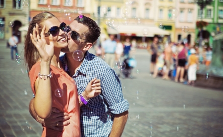 Couple enjoying their spare timeの写真素材