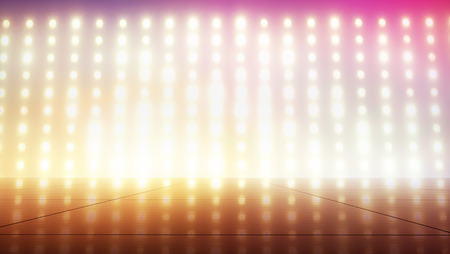 Tiny light bulbs in colorful toneの写真素材