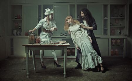 Surgery in the old haunted hospital