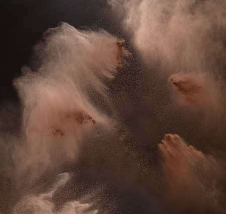 Picture of the dense brown dust