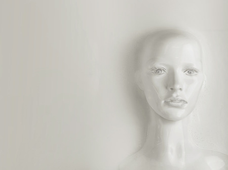 Artificial intelligence concept and human being の写真素材