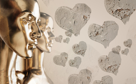 Artificial intelligence concept - globalization, Internet, networkの写真素材