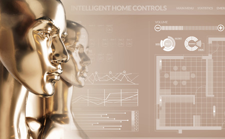 Artificial intelligence concept - smart house