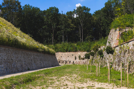 part of the old military fortification