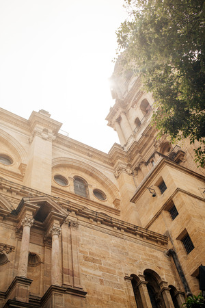 Cathedral of the Incarnation in Malagaの写真素材