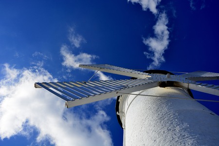 windmill lighthouse in Swinoujscieの写真素材
