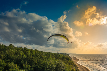 A beautiful and picturesque town on the Polish seasideのeditorial素材