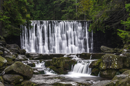 A wild and picturesque attraction - Karpacz in the Giant Mountainsの写真素材