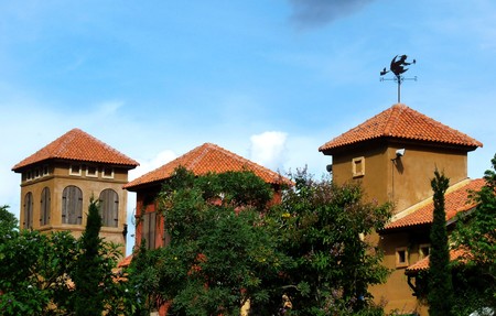 village in a province of Thailandの写真素材